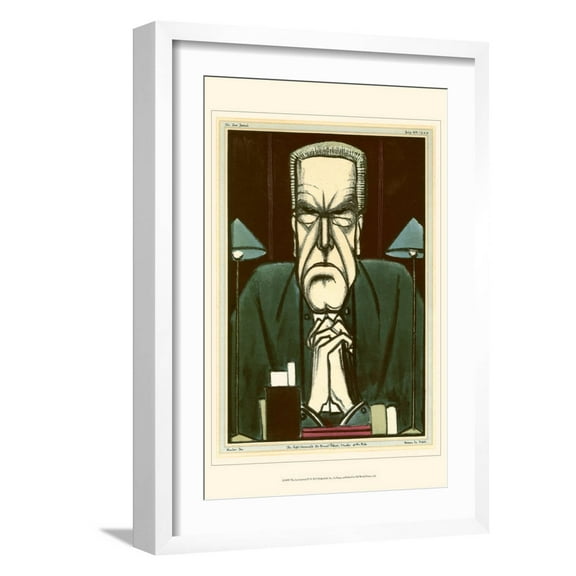 Art.com The Law Journal IV Art Print by Kapp, White Frame Wall Art, 17" x 23"