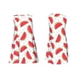thumbnail image 7 of Logiee Watermelon Print Summer Dresses for Women,Beach Sleeveless Flowy Pocket Tshirt Tank Sundresses,Women's Sleeveless Dress, 7 of 7