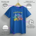 thumbnail image 3 of Boy's Pokemon Eeveelutions Graphic Tee Royal Blue Small, 3 of 10