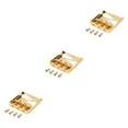 thumbnail image 4 of Redempat Electric Guitar Saddle Accessories Professional Modified Fitting Universal Metal Bridge Tailpiece Modification 3Set, 4 of 6