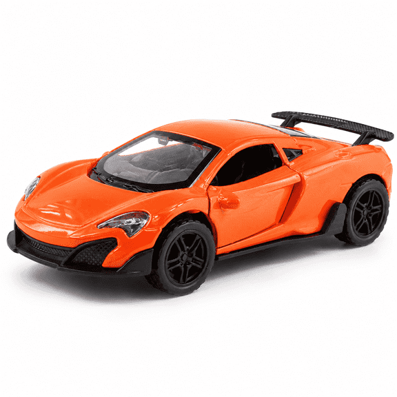 1/36 Scale Sports Car Model Diecast Toy Zinc Alloy Casting Pull Back Friction Powered Vehicles Doors Open Toys for Toddlers Kids Boys Girls Gifts