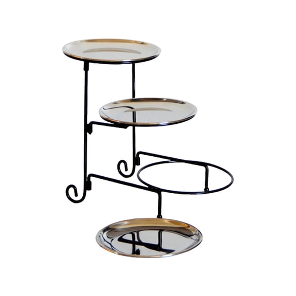 Elegant 3 Tiered Cake Display Stand Detachable Sweet Holder Serving Platter for Dessert Cupcake Fruits and Snacks