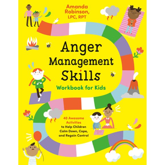 Pre-Owned Anger Management Skills Workbook for Kids: 40 Awesome Activities to Help Children Calm (Paperback 9780593196601) by Amanda Robinson