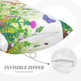 thumbnail image 5 of Bixox Plants and Insects Printed Pillow Protector,Super Soft Ideal for Home,Guests,Rentals - 14"x20", 5 of 8