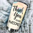 thumbnail image 5 of Thank You Tumbler 20oz Straw Lid - Appreciation Gifts for Employees Coworkers Colleagues Work Friends, Admin Professional Day Gifts For Assistant Women, Coffee Cups For Teacher Nurse, 5 of 6
