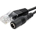 thumbnail image 3 of 1 Pair 12V Rj45 Passive Power Over Ethernet Poe Adapter Injector + Splitter Kit (Black), 3 of 5