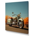 thumbnail image 2 of Designart "Vintage Cruising On A Motorcycle" Motorcycle Canvas Wall Art, 2 of 7