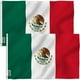 thumbnail image 1 of Anley Pack of 2 Fly Breeze 3x5 Foot Mexico Flag - Vivid Color and Fade proof - Canvas Header and Double Stitched - Mexican MX National Flags Polyester with Brass Grommets 3 X 5 Ft, 1 of 6