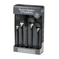 thumbnail image 2 of Better Homes & Gardens River Black Satin 20Pc Flatware Set, 2 of 6