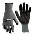 thumbnail image 2 of Grease Monkey 7011640 Latex Honeycomb Dipped Gloves, Black & Gray - Large, 2 of 2