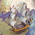 thumbnail image 5 of Rompecabezas de metal con hechizo de amor de barco de guerra Steel Golem, modelo ensamblado a mano tridimensional 3D, 5 of 5