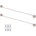 thumbnail image 1 of HUGFEGWE Stainless Steel Hook and Eye Door Latch Cabin Lock Window Catch Door Gate Locker 12-Inch (2 Pack) U2536-16287, 1 of 2