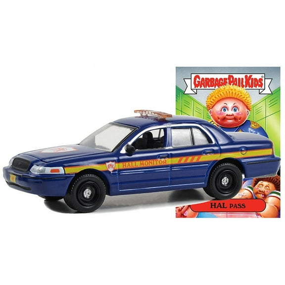 Greenlight Collectibles Garbage Pail Kids Series 5 - 2008 Ford Crown Victoria Police Interceptor (Hal Pass)