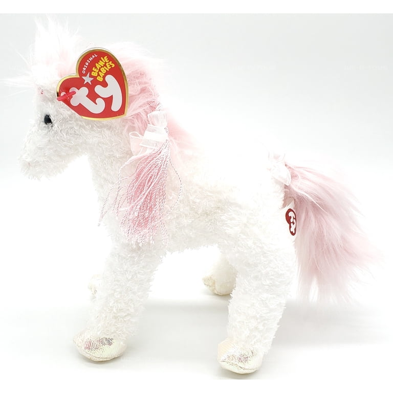 Ty Beanie Babies Enchanting the Horse Pink and White Plush  display picture 3