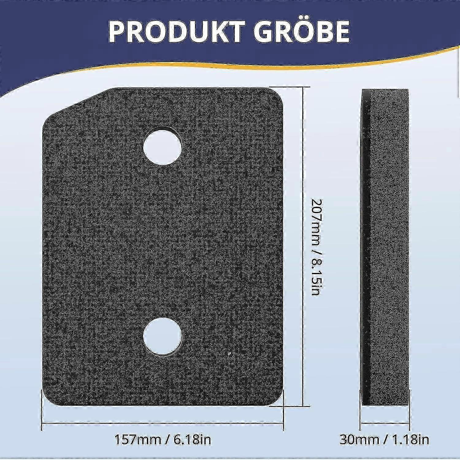pieces filter for Miele T1 series dryer 9164761 replacement part for Miele T1 tumble dryer fine/coarse 207 x 157 x 30 mm tumble