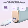thumbnail image 5 of Yajisi Rechargeable Mini Hair Straightener Cordless Hot Comb Brush 3 Adjustable Temperatures 2000mAh Anti-Scald Design for Travel All Hair Types 7.48 inches / 19 cm (Sky Blue), 5 of 9