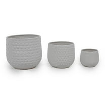 BOFANG  Modern Large Ceramic Planter Pot Set of 3