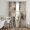 Charcoal Black, variant on Grey Retro Abstract Art Sheer Curtains 96 Inch Length 2 Panels Set, Luxury Aesthetics Vintage Art Voile Window Treatment Semi Sheer Long Curtains Drapes for Bedroom/Living Room/Kitchen 52"x96"x2