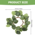 thumbnail image 2 of Multi-use Pillar Candle Ring Wreath Artificial Wreath Greenery Candle Ring, 2 of 6