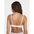 thumbnail image 2 of No Boundaries Micro Lightly Lined Demi T-Shirt Bra, Women's 32B-40DD, 2 of 6