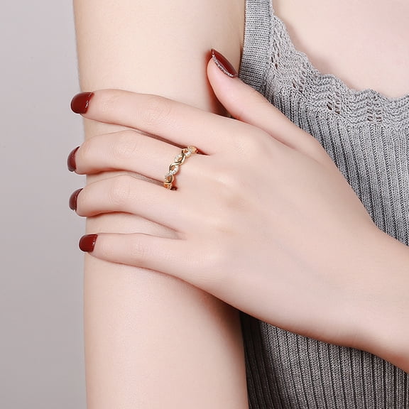 Luxshiny Open Ring Women Copper Aesthetic 1Pack