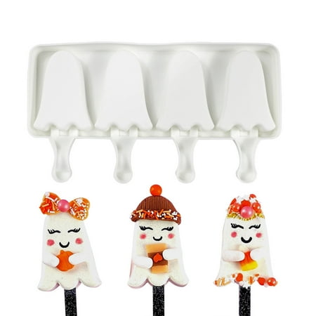 

Lollipop Mold Cookie Cutters 3D Cartoon Christmas Cute Ghost Shape Baking Tools
