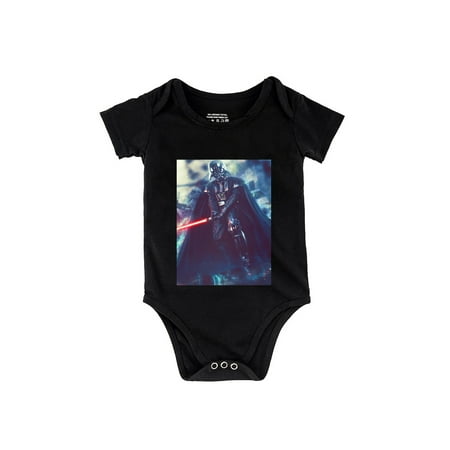 

Star Wars Baby Unisex Baby Cotton Short Sleeve Bodysuits 6M/66
