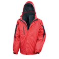 thumbnail image 1 of Result - Chaqueta Softshell 3 en 1 impermeable con capucha Modelo Journey para hombre caballero (Rojo/Negro) Result UTRW3694_redblack, 1 of 1