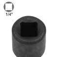thumbnail image 4 of Uxcell 6pcs 1/4" Drive (F) x 3/8" (M) Socket Reducer Adapters, Female to Male, Cr-V Steel(Black), 4 of 5
