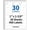 1" x 2 5/8" (30-UP), variant on [30 Sheets 180 Labels] Shipping Labels 3 1/3"x4" Printable White 6 up Labels for Laser/Inkjet Printers, Mailing FBA Address Label Sticker Paper - Permanent Adhesive Label Blank