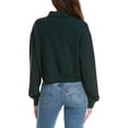 thumbnail image 2 of RVCA womens  Waffle Jersey Top, l, Green, 2 of 3