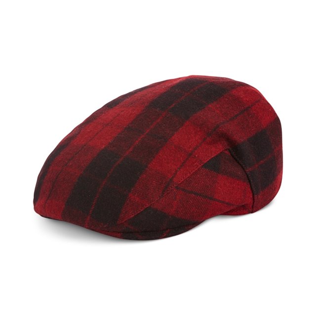 Country Gentleman Mens British Ivy Newsboy Sombrero, Rojo, Grande Country Gentleman Vendedor de periódicos