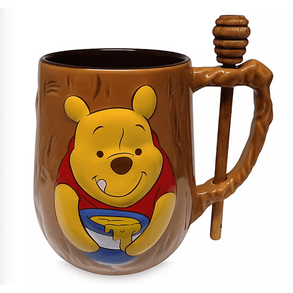 Disney Winnie the Pooh Mug and Honey Dipper Set New with Box