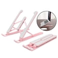 thumbnail image 2 of P1 Pro Portátil Ajustable Portátil Portátil Soporte Bandeja Plegable Rosa Rosado CUTICAT soporte portátil portátil plegable, 2 of 7