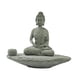 thumbnail image 4 of Quemador de incienso de Buda, varitas de incienso, decoración del hogar, adorno de mesa, estatuas de Buda para centro de mesa, Yoga, oficina, gabinete manos juntas Soledad Quemador de Inciensos, 4 of 9