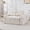 Beige, variant on S-HOME Versatile Fold Out Floor Couch Bed Memory Foam Cushions With Side Pockets And Cup Holders For Living Room And Bedroom Spaces
, Beige