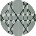 thumbnail image 1 of Ahgly Company Machine Washable Indoor Round Transitional Silver Gray Area Rugs, 5' Round, 1 of 1