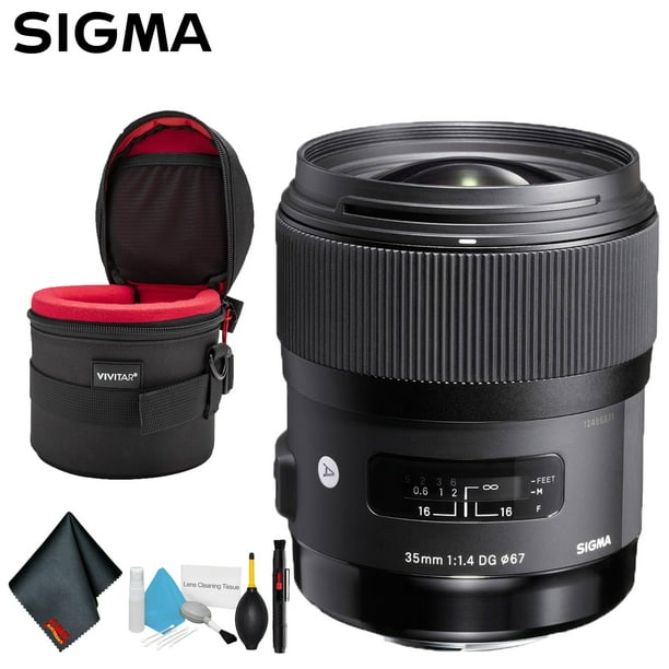 Sigma 35mm f/1.4 DG HSM Art Lens for Canon EF (US Model) Deluxe Kit