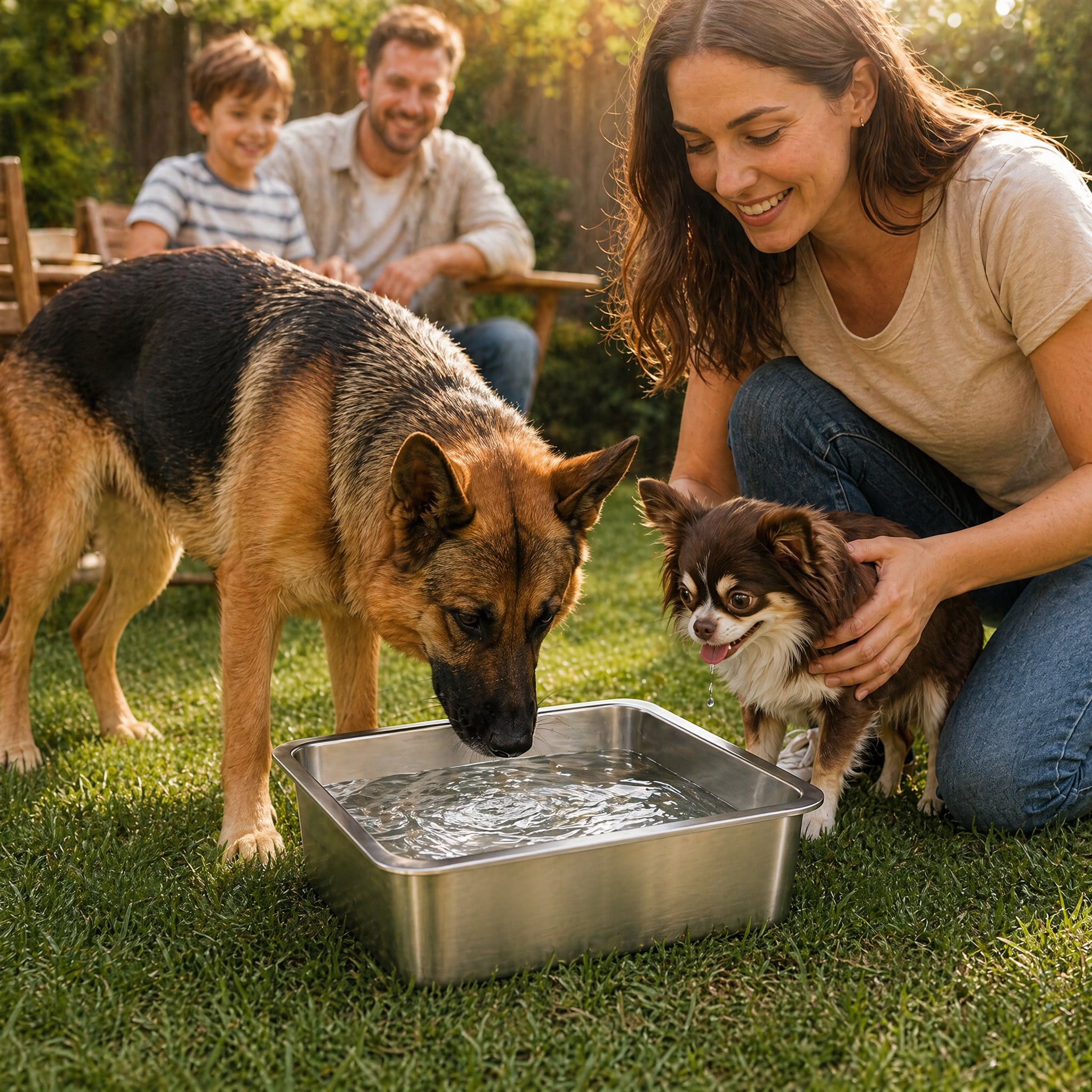 Bug Hull Stainless Steel Dog Water Bowl 4 Gallon photo 7