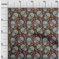 thumbnail image 2 of oneOone Cotton Jersey Brown Fabric Skull Quilting Supplies Print Sewing Fabric By The Yard 58 Inch Wide, 2 of 5