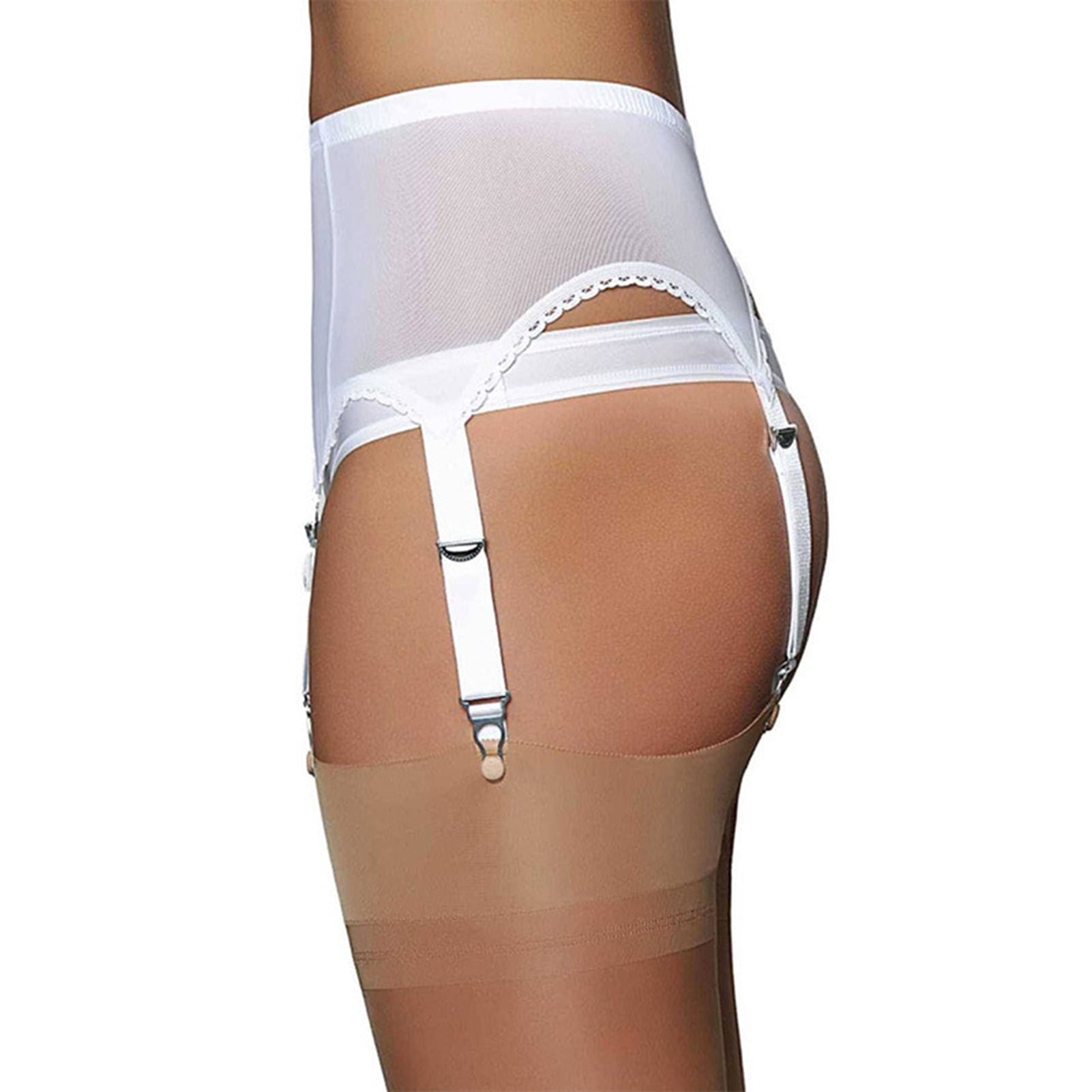 Fairnull Perspective Women Garter Belt Adjustable Six Clips Garter Leg  Harness Women Accessory for Honeymoon - Walmart.com