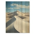 thumbnail image 3 of Designart "Dunes Swaying in the Coastal Wind I" Landscape & Nature Print on Natural Pine Wood, 3 of 5