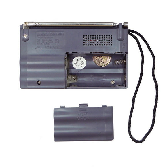 BC-R21 Mini Radio Portable AM FM Telescopic Antenna Pocket Radio Battery Powered Radio World Receiver Speaker Battery Powered