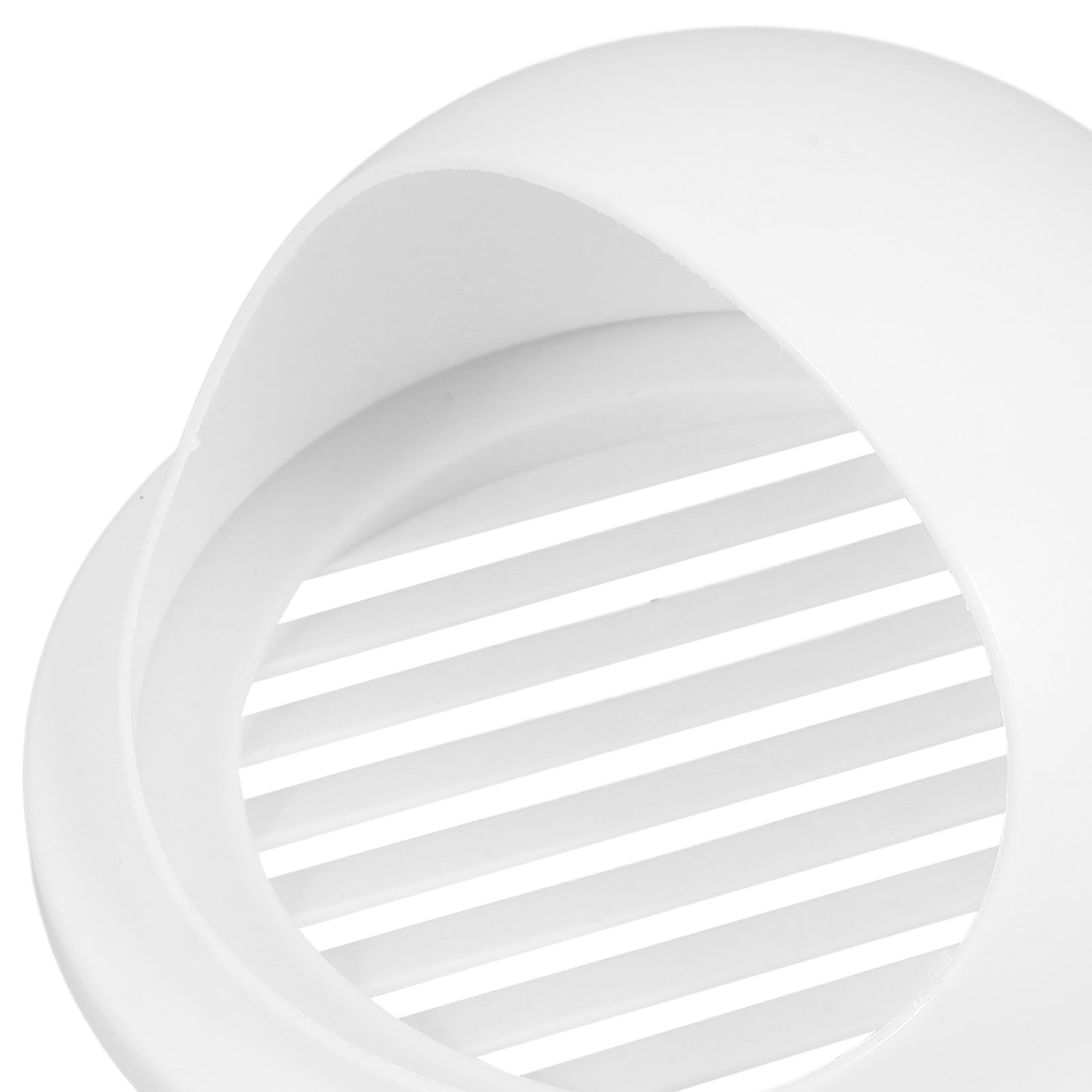RENACLIPY Plastic Exhaust Vent Cap White for Outdoor Use with Contemporary Low Maintenance Design