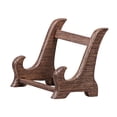 thumbnail image 4 of Flynix Easel Plate Display Stand Photo Holder Stand Versatile Artwork Wood Storage Rack Chicken Wing Wood, 4 of 9