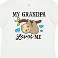 thumbnail image 4 of Inktastic My Grandpa Loves Me with Sloth and Hearts Boys or Girls Toddler T-Shirt, 4 of 5