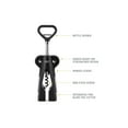 thumbnail image 4 of Host Winged Corkscrew Wine Opener with Foil Cutter, Home Bar, Wedding Gifts, 4 of 7