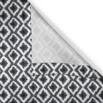 thumbnail image 5 of Ambesonne Geometric Grommet Curtain, Rhombus and Zigzags, 50" x 72", Grey Charcoal Grey, 5 of 6