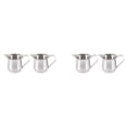 thumbnail image 1 of 4 Paquetes Crema de Campana de Acero Inoxidable de 3 Oz Café Exprés Tiro Jarra Espumosa, 1 of 8