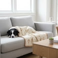 thumbnail image 2 of FEANDREA Manta Impermeable para Perros, para Perros Medianos y Grandes, Gatos, 152 x 127 cm, XL, Reversible, Protección para Sofá, Cama, Lavable a Máquina, Beige, 2 of 6